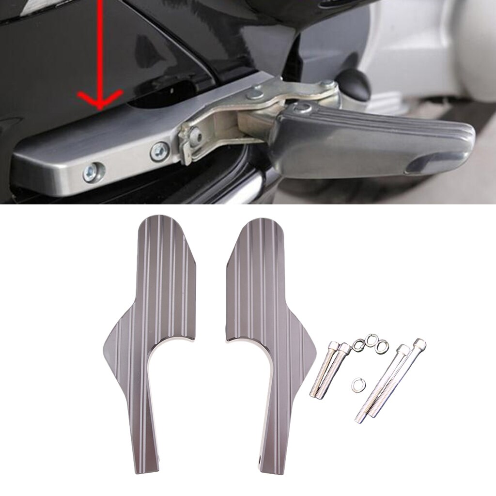 1 par de estribos para motocicleta extensiones de clavijas para Vespa GT GTS GTV 60 125, 150, 200, 250, 300 300ie