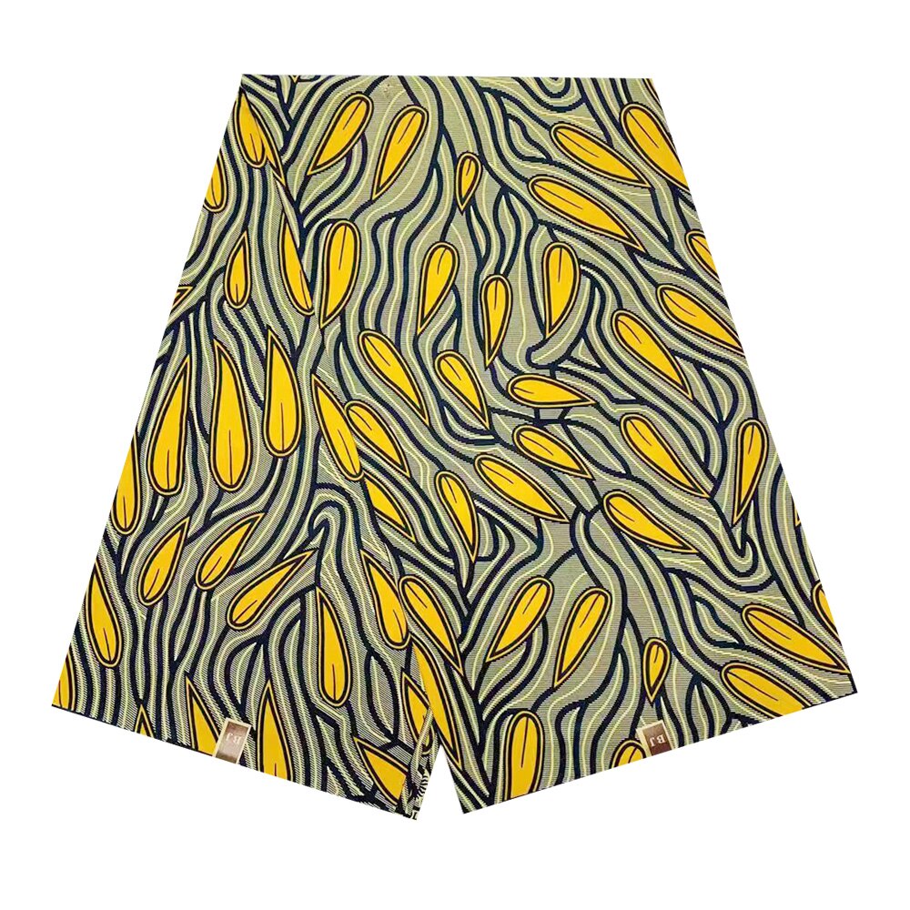 Ankara Wax Print Fabric Super Real Wax Pagne African Nigerian Congo Batik Dashiki Materials 6 Yard Cotton Cloth African Wearing