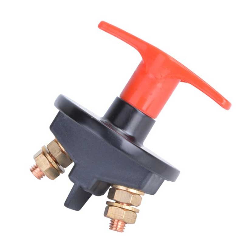 Batterij Disconnect Cut Off Kill Switch 500Amp Isolatie Schakelaar 12-60V Auto Boot Truck Vaste Handvat Sleutel Voor auto, marine, Commercia