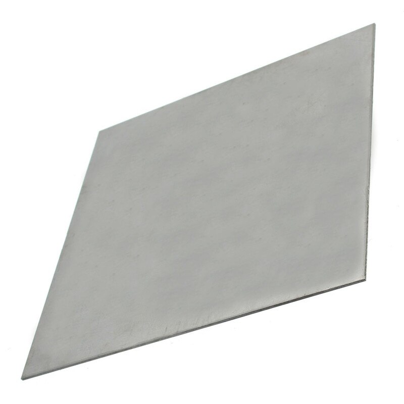 1mm x 100mm x 100mm Titanium Metal Plate Titan Platte Sheet Gr.5 Gr5 Grade 5 Ti Temperature 400-600 Degree Corrosion Resistance