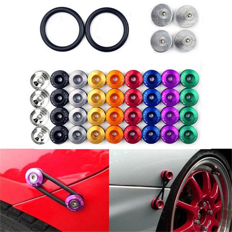 Quick Release Fasteners Fixing Buckle Nuts Bolts Kits For Car Front Rear Bumpers Trunk Fender Hatch Lids Car-styling