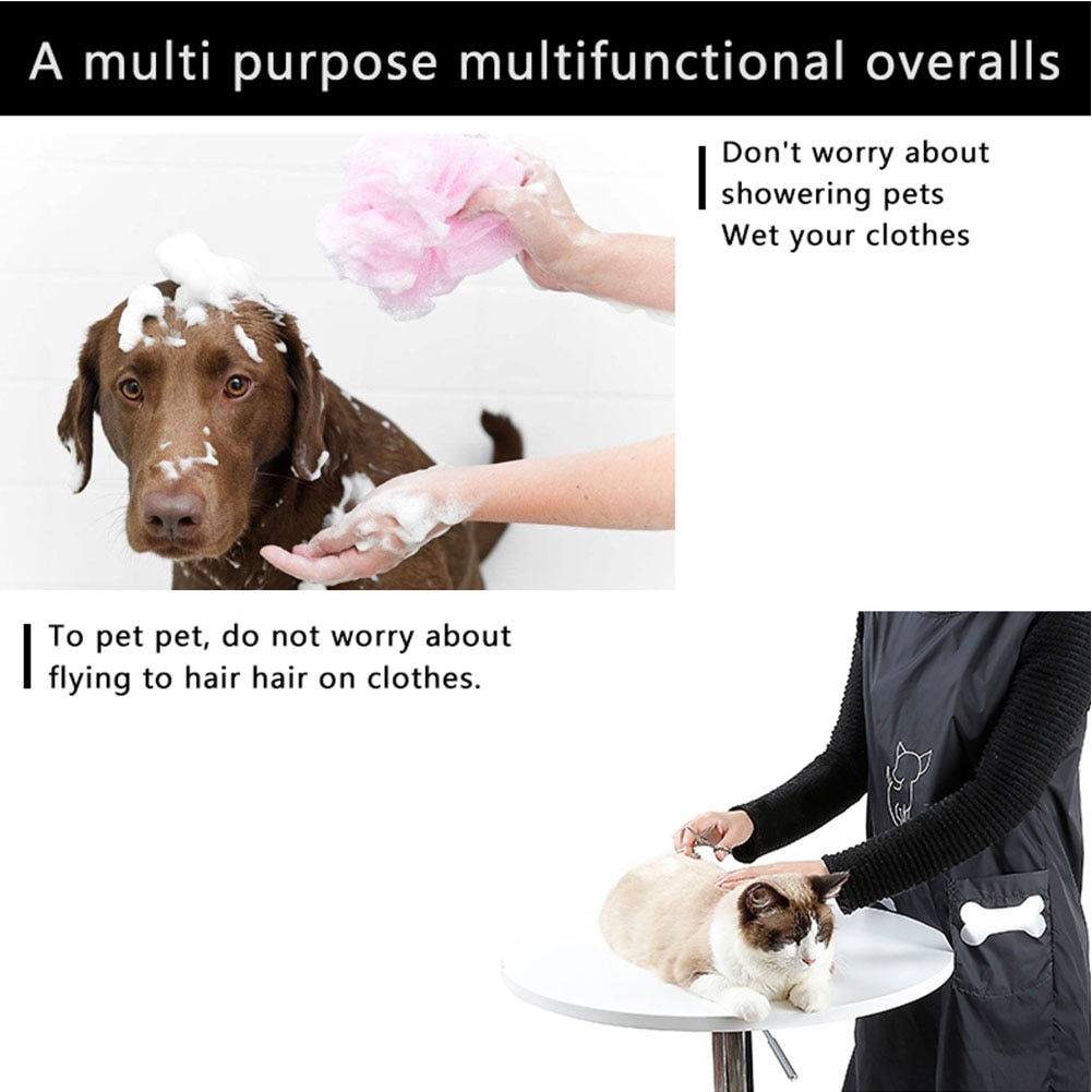 Nylon Huisdier Schoonheidsspecialiste Werkkleding Schort Voor Hond Kat Bad Kappers Grooming Anti Steken Kiel Kleding Huisdier Winkel Gewaad Jurk