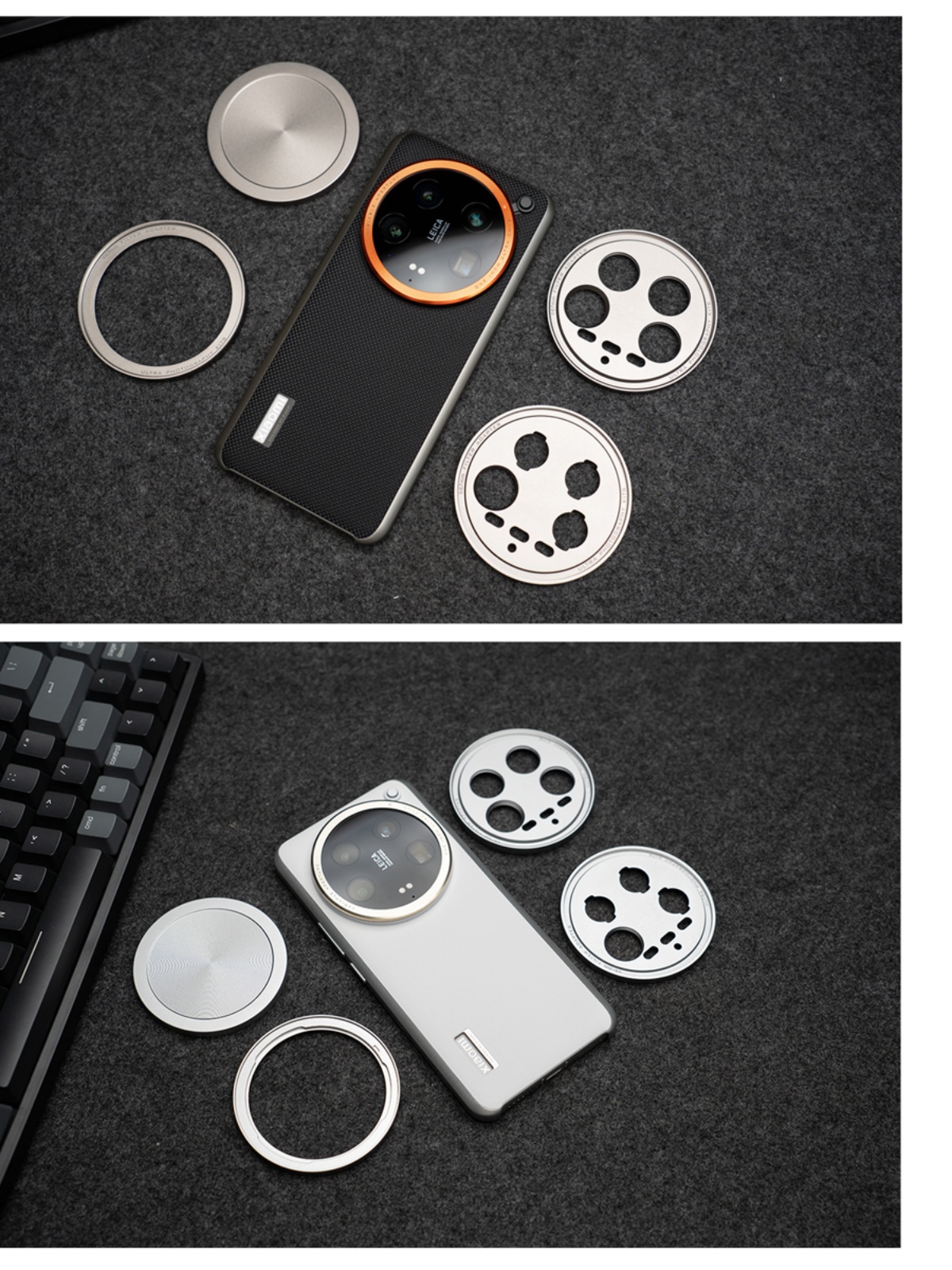 Fotorgear-Kit de fotografía para Xiaomi 14 Ultra, adaptador de lente de cámara de 17mm, anillo de filtro de 67mm, cubierta de lente de teléfono 14U