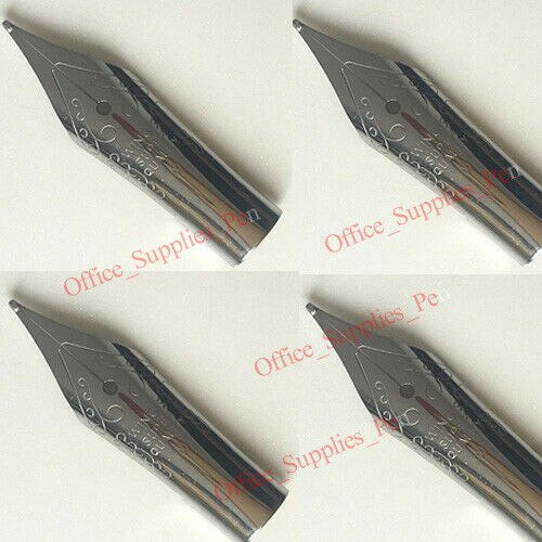 4 Stuks M(0.7Mm) zilver Penpunten Voor Wing Sung 698/659/3013 Vulpen Inkt Pen Tationery Kantoor School