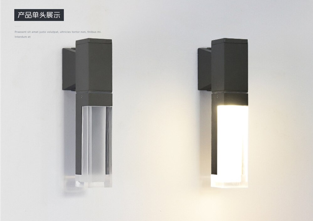 wandlamp led wandlamp indoor-moderne gang op en neer warm wit gang