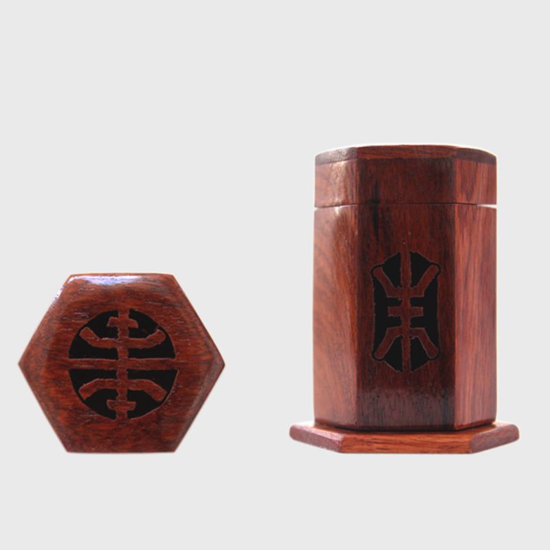 Soporte de caoba de escritorio para palillos de dientes, caja de almacenamiento de bastoncillos de algodón y madera, contenedor de palillos de dientes, Vietnam