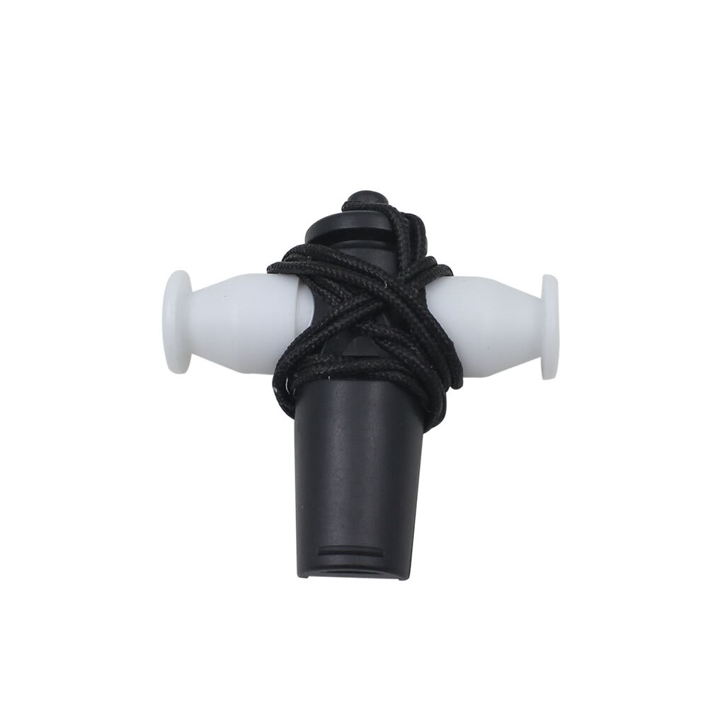 Brazilië Latin Muziek Samba Fluitje Tri-Tone Plastic Wit/Zwart Kleur Muziekinstrument