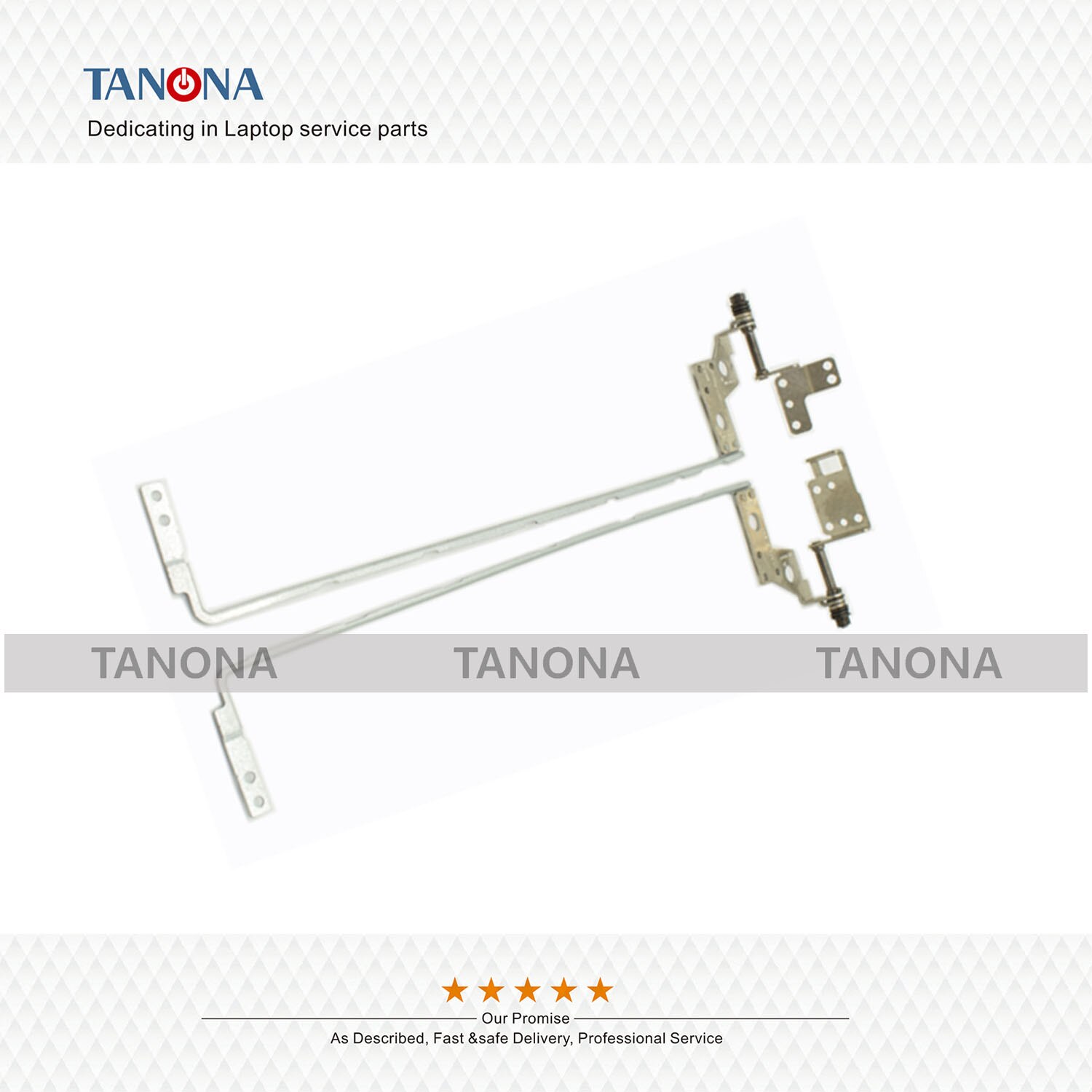 LCD Screen Hinges Kit for Lenovo Ideapad 320-15 330-15 - Left & Right Set with Screws