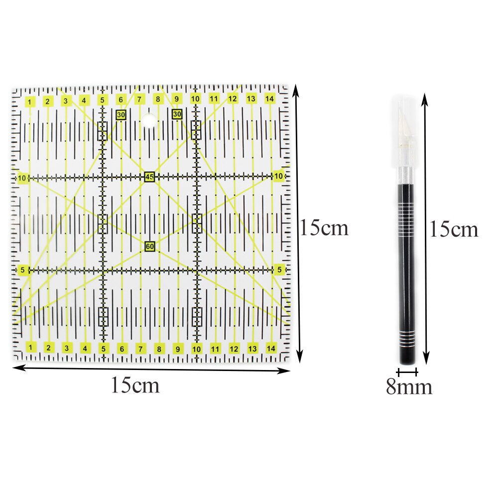 Läder skärverktyg set 45mm roterande skärare läder skärverktyg tyg skärare cirkulärt blad gör det själv lapptäcke sömnad quiltverktyg