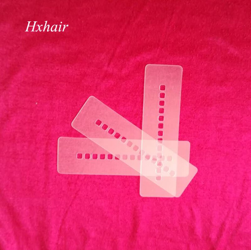 - 50pcs Multi Holes Template / Heat Shield Spacer Separator / Hair Extension Tools