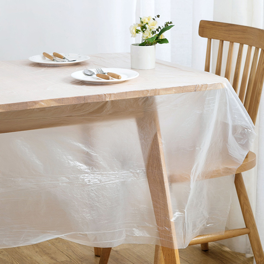 1 Roll Huishoudelijke Pe Wegwerp Tafelkleed Film Dikker Keuken Restaurant Eettafel Schoonmaken Cover Doek