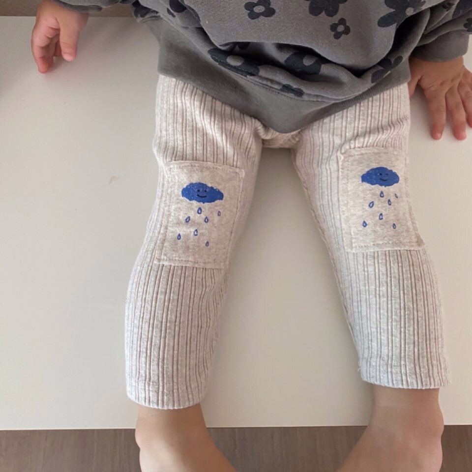 Koodykids Baby Jongens Meisjes Herfst Cloud Broek Casual Kids Jongens Peuters Leuke Grijs Bruin Cloud Broek Baby Kleding Outfit: GRAY / 24M