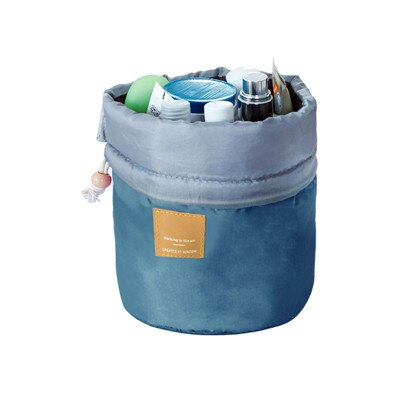 Coulisse Custodie Necessaire Organizzatore di Trucco Da Toilette Da Viaggio del Sacchetto di Lavaggio Cosmetico di Immagazzinaggio Del Sacchetto Accessori Forniture di Prodotti: blu