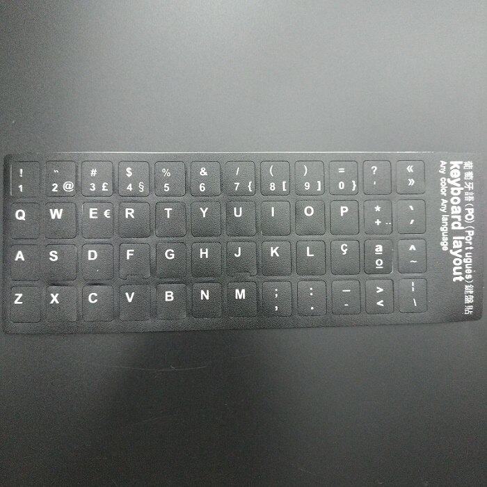 5 stks PT Portugal Notebook Toetsenbord Stickers Voor Macbook Air Pro 11 13 15 inch Laptop Notbook Toetsenbord Protector Sticker Voor iMac: Default Title