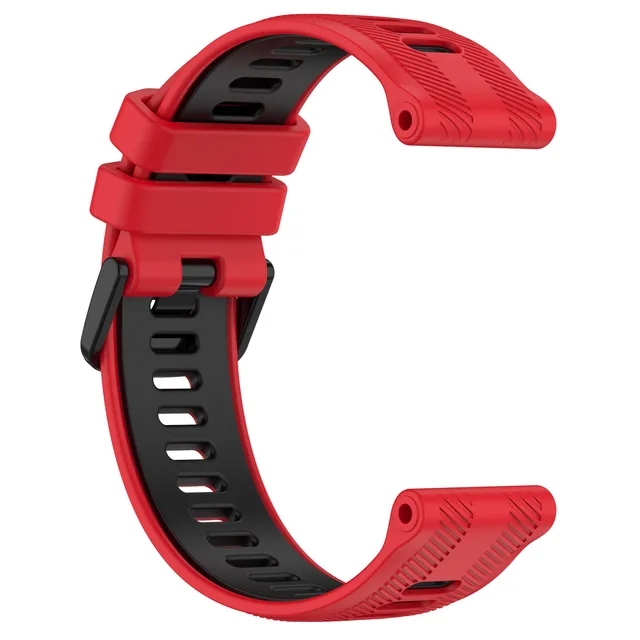 Sports silikone rem til garmin forerunner 965 955 solar 945 935 745 rem urrem udskiftning armbånd: Kul sort