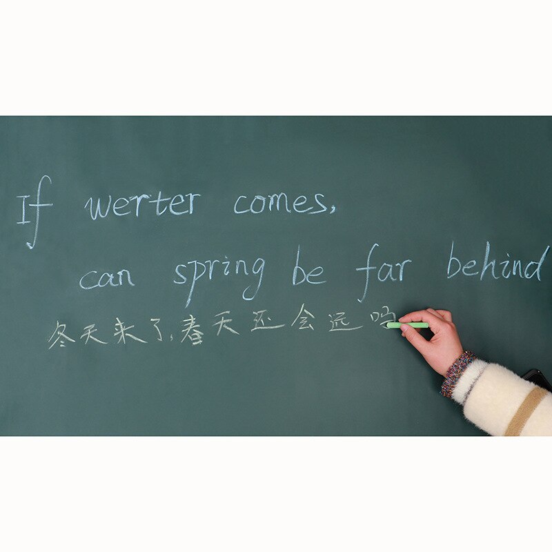 Verdikte Blackboard Muursticker Pvc Onderwijs Bericht Board Graffiti Muur Sticker Milieubescherming Whiteboard Plakken