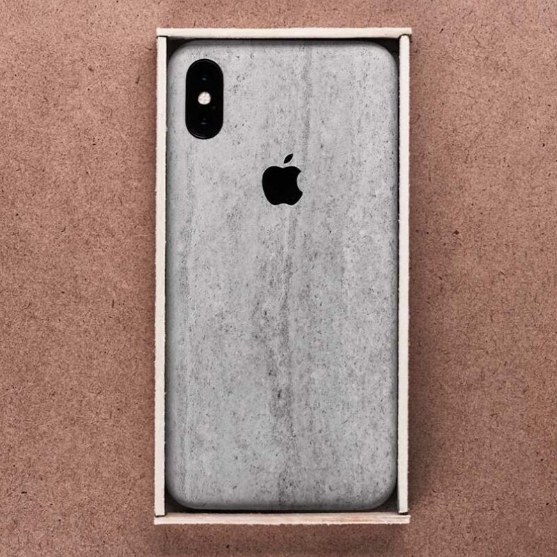 YCSTICKER Cell Phone Luxury Leather Marble Sticker 3D Vinyl Skin Film for iPhone 11 Pro Max X