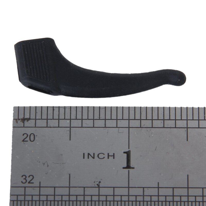 1 Paar Brillen/Zonnebrillen/Brillen Eyewear Oorhaak Lock Tip Houder --- Zwart