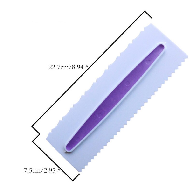 Baking & Pastry Tools Icing Comb Set Plastic Fondant Spatulas Cake Scraper Baking Decorating Cake Kitchen Utensils