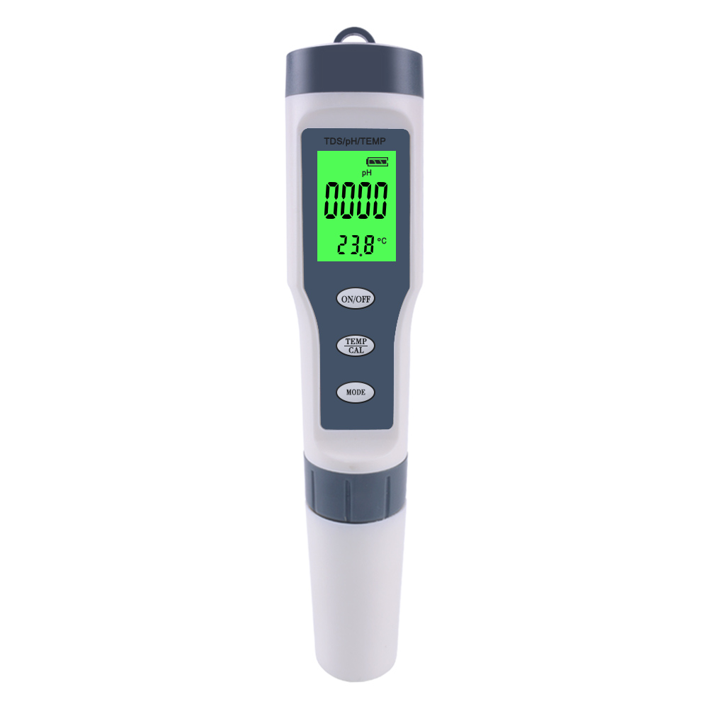 Digital TDS EC Temp PH Meter Water Tester Monitor High Accuracy Measurement with ATC for Aquarium Pool Drinking Water: TPH01138A