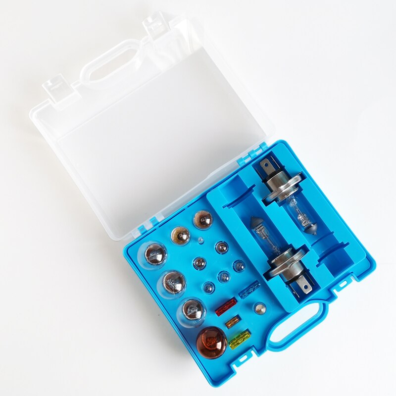 H7 12V 55W Auto Car Halogen Emergency Light Bulb Lamp with ATC Fuse Kit H1 H4 Universal Spares Car Accessories: 19PACK of H4 x 2