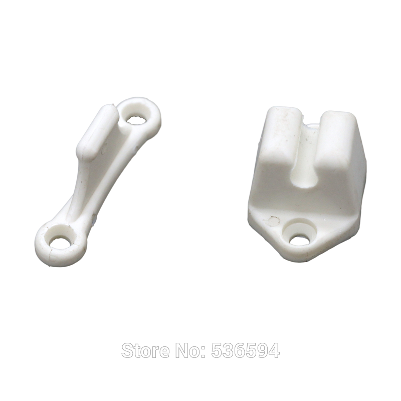 Witte Kleur Deurstopper Opzeggen Nylon Stop Limiters Voor Rv Deur Push Catch Holder Voor Rv Kabinet Deuren: WHITE