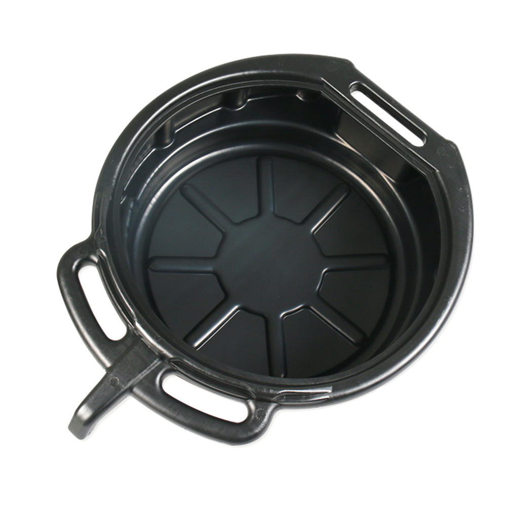 10L Oil Drain Pan Waste Engine Oil Collector Tank with Handle Oil Drip Tray Garage Car Repair Tool for Daily Fuel Oil Change