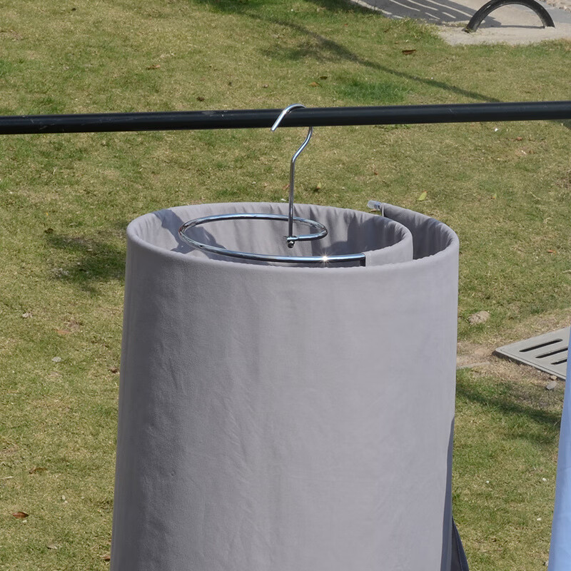 Quiltdrooggereedschap Spiraalvormig kledingrek voor thuisbalkon, roterend kledingrek voor het drogen van dekbedovertrekken, lakens, dekbedovertrekken,