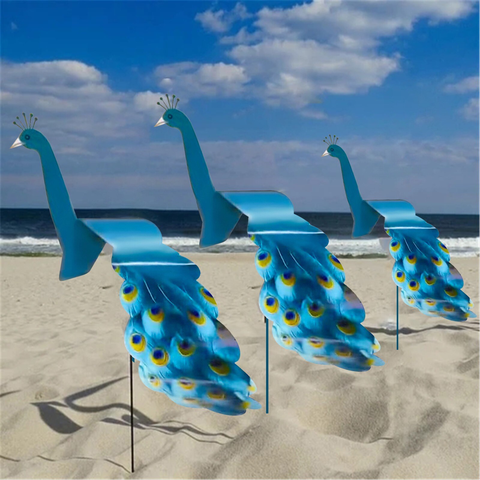 Swirl Bird A Whimsical And Peacock That Spins With... Grandado