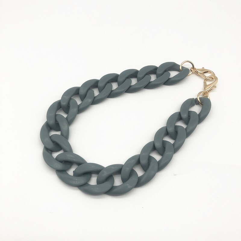 38-60cm kettingen van acrylhars voor tassen, handtassen, dames, gouden taskettingen voor plastic tassen, accessoires van acrylkunststof.: 8(60cm)