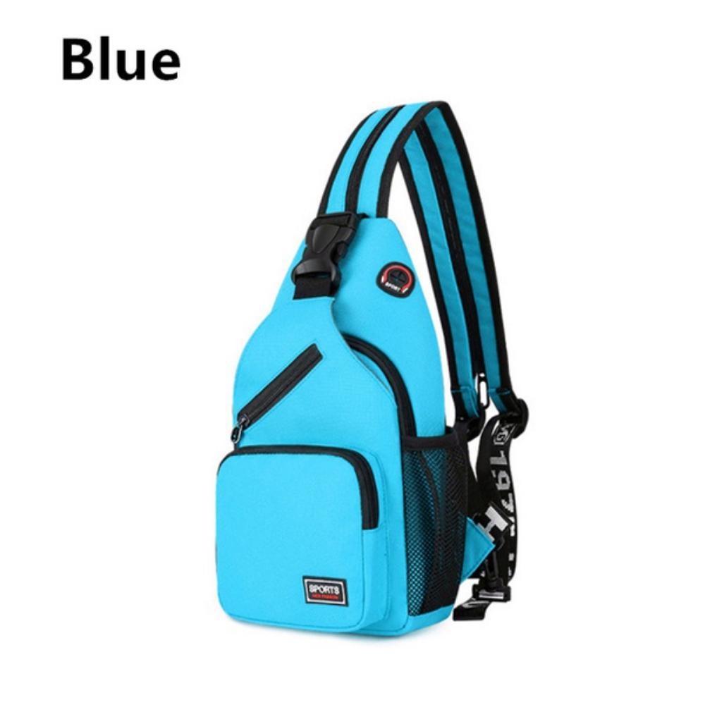 KISMIS 1PC Men Women Chest Bag Shoulder Bag Cross Bag Oxford Cloth Sport Bag Outdoor