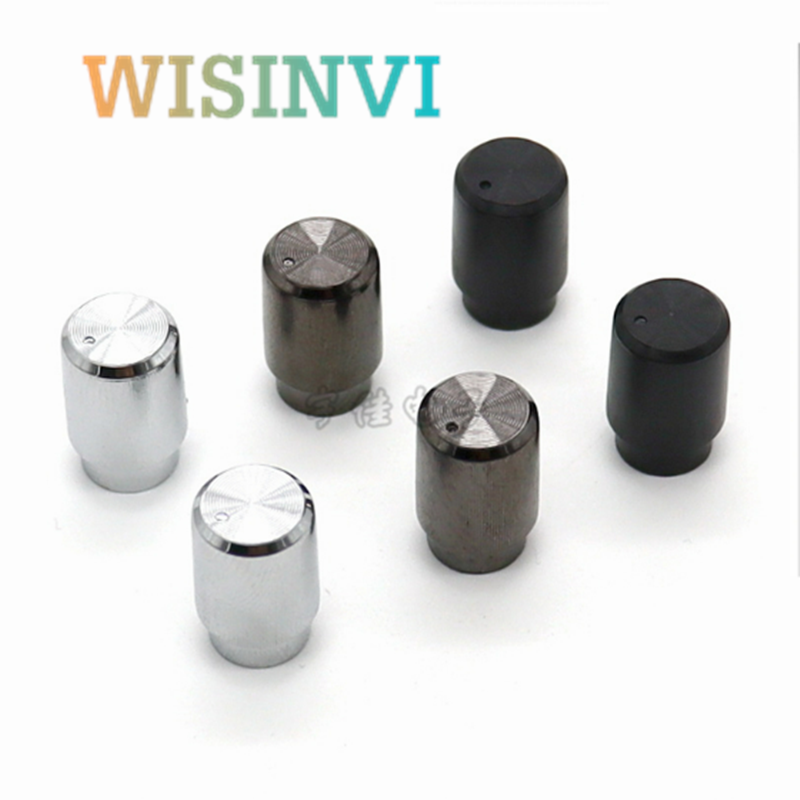10 Stuks Plastic Bloem Schacht Knop Diameter 10Mm Hoogte 15Mm Encoderknop Tandwielvormig Binnengat 6Mm
