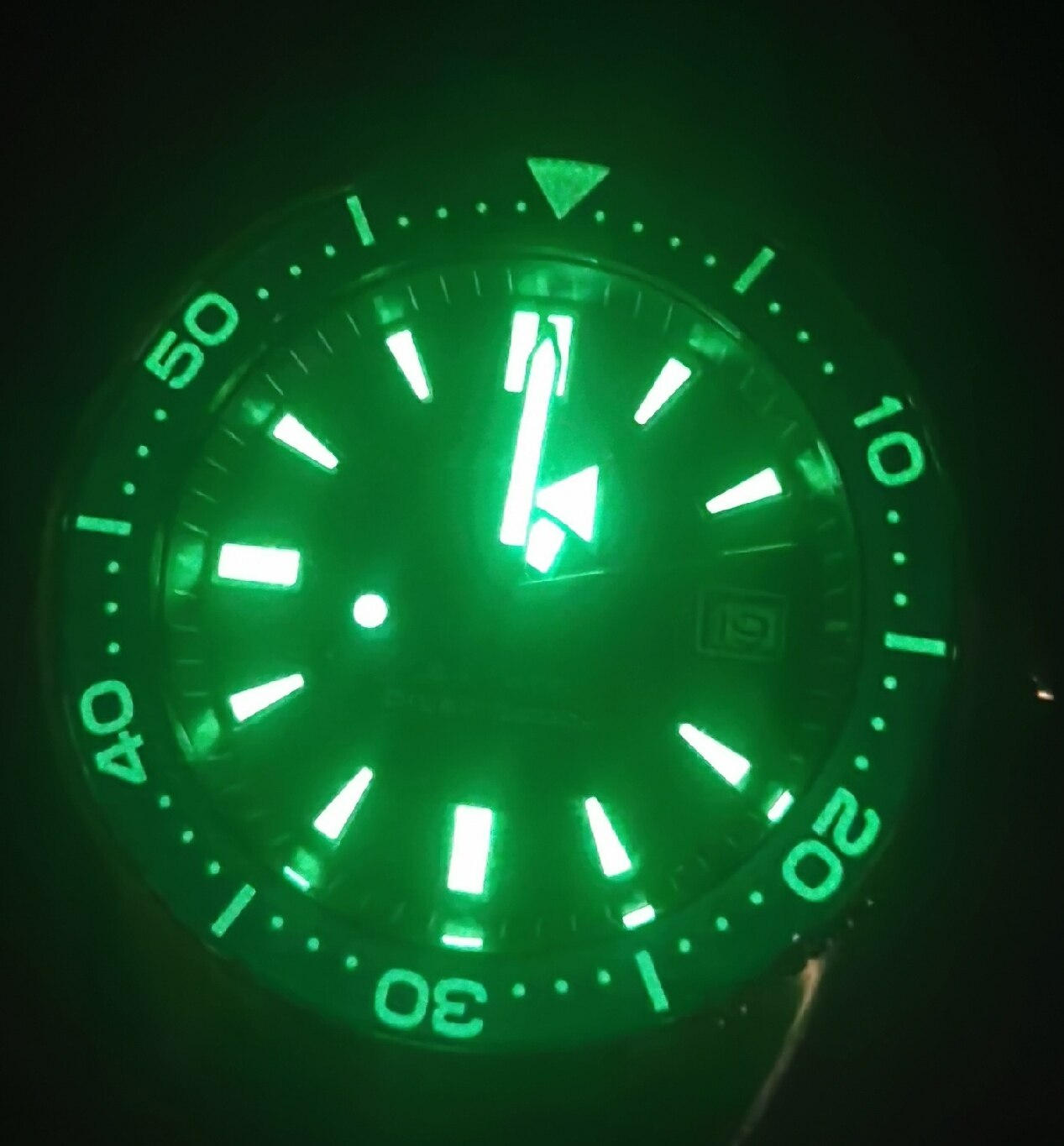 Seikomodify ommontering af bogstavelig xiaoyuanzu super  c3 lysende sbdc 051 montering og udskiftning af 28.5 diameter seikoquality
