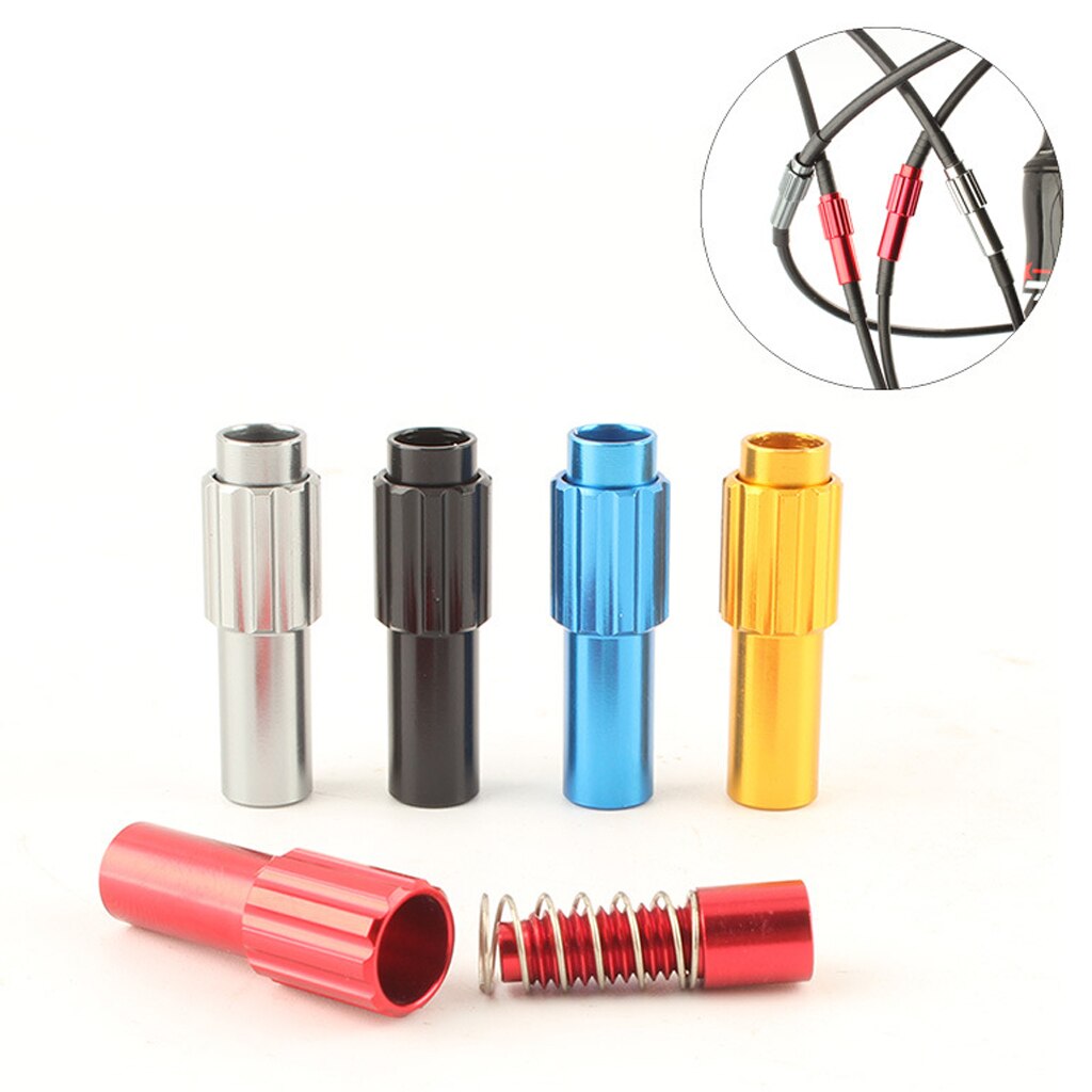 Bike Brake Cable Adjuster Inline Gear Derailleur Adjustment Screw Part Bike Brakes Cables Calipers Parts Adapters