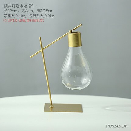 Dubbele rechte vaas - transparante glazen vaas - bloempot - woondecoratie - bol - hydrocultuur vaas - bruiloft woonaccessoires: Schuin