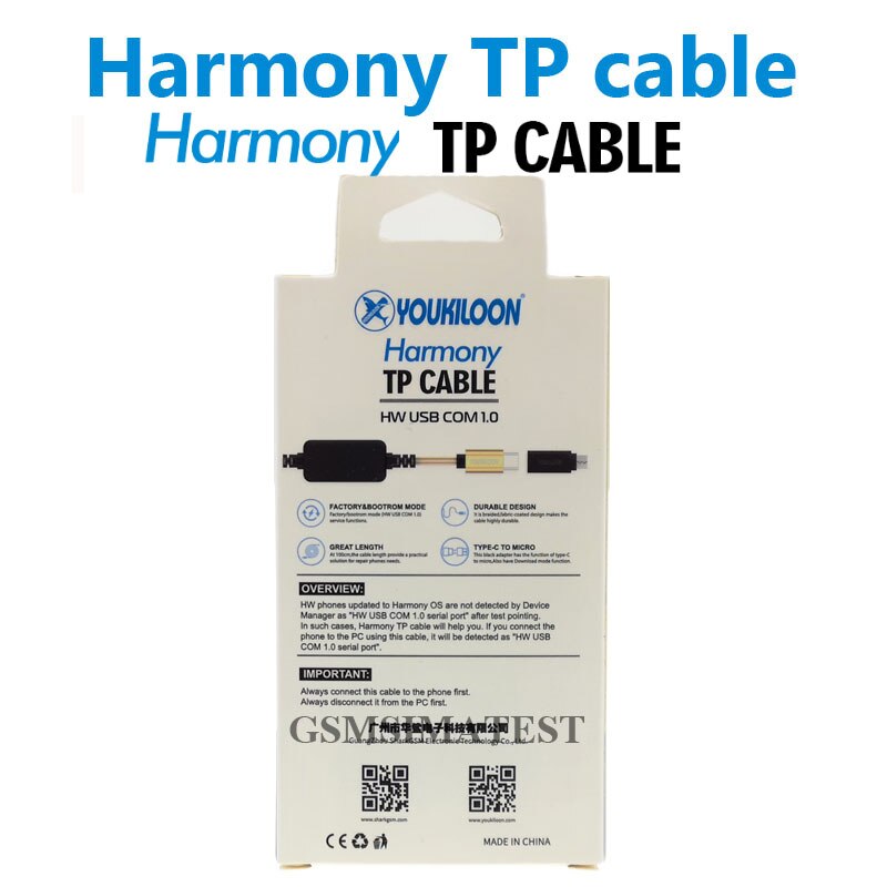 GSMSIMATEST – câble d&#39;harmonie Tp pour Huawei