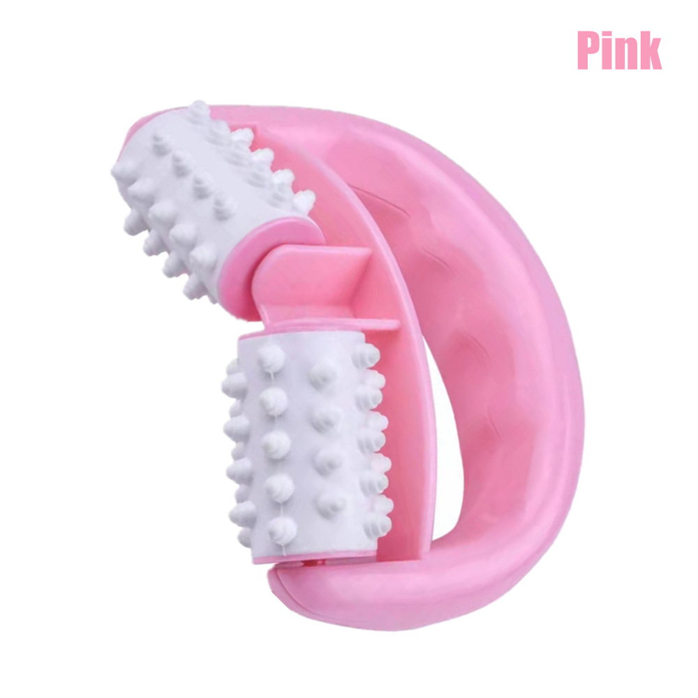 Snelle Anti Cellulite Roller Schoonheid Massager Handheld Anti Cellulite Massager Roller Gezondheidszorg Cellulite Massage: Rose Red