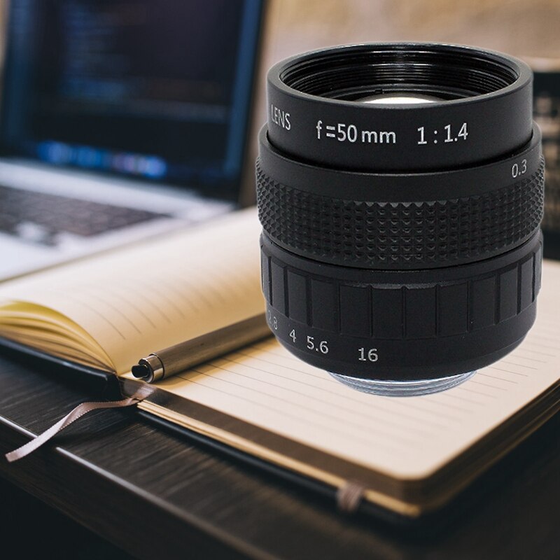 50mm 2/3 Manual Aperture Photographic Equipment Lens Industrial Lens Camera Accessories