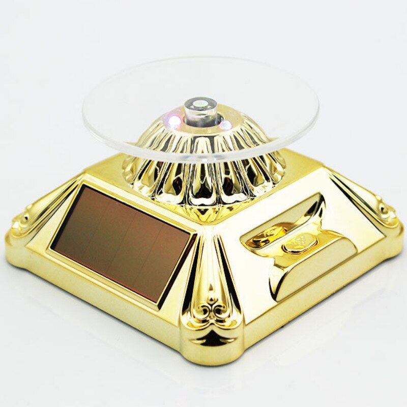 Direct Sales Solar Lotus Rotating Display Stand Led Jewelry Tray Jewelry Tray Acrylic Display Stand: B