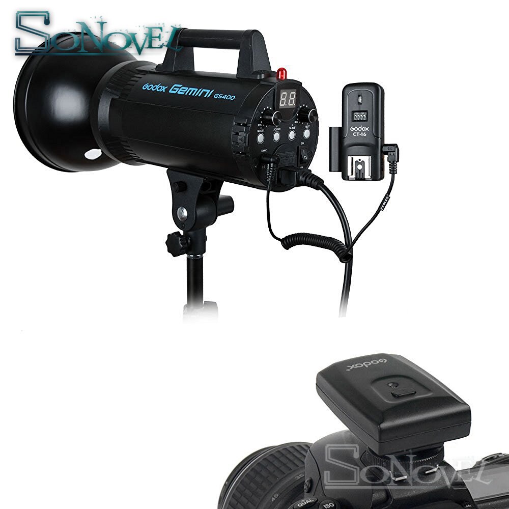 Godox CT-16 16 Channels Wireless Radio Flash Trigger Transmitter+Receiver Set for Canon Nikon Olympus Godox Yongnuo Studio Flash
