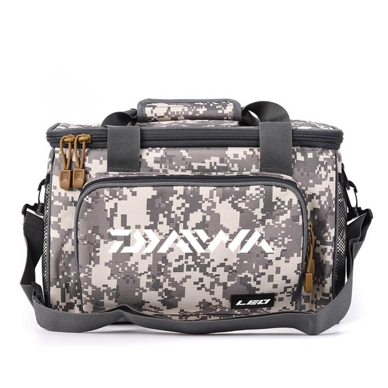 Multifunctional Fishing Canvas Bag Men's Outdoor Shoulder Crossbody Waist Bags Storage Accessories Climbing Multi-Purpose Bags: chengshimicaibai