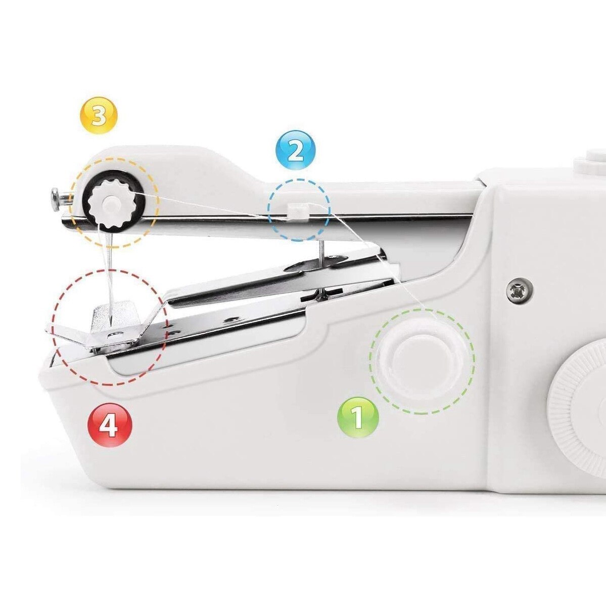 Handheld Sewing Machine Mini Electric Hand-Held Cordless Portable Sewing Machine Quick Repairing Quick Stitch Tool