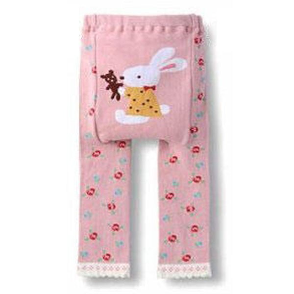 Kids Baby PP Broek Peuter Legging Broek Baby Jongens Meisje Broek Kid Leuke Zachte Broek: Roze / 4T