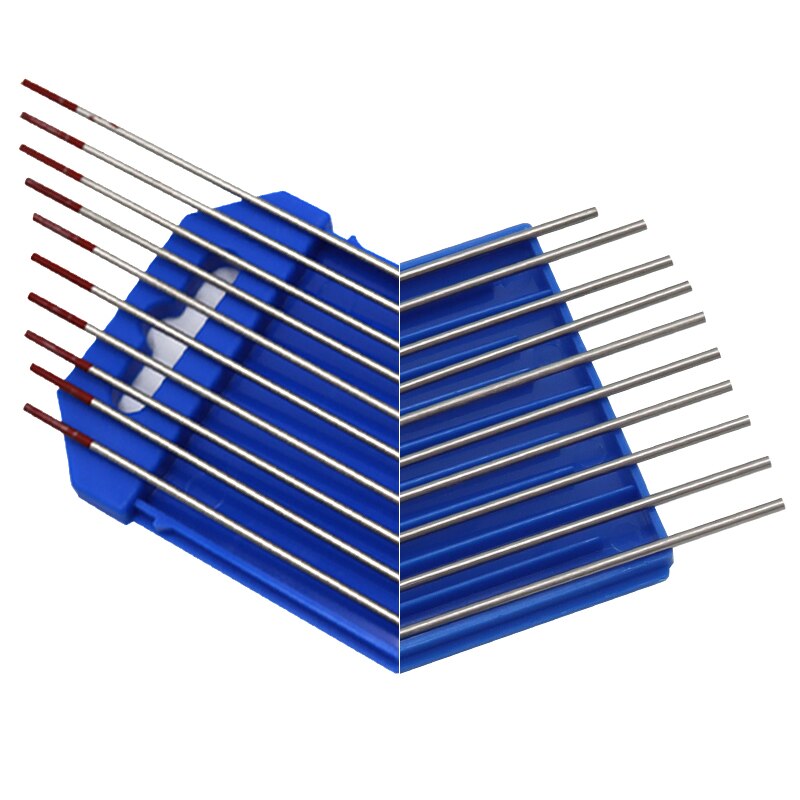 TIG Welding Tungsten Electrodes 2% Thoriated (Red, WT20) 10-Pack1.6mm (1/16")
