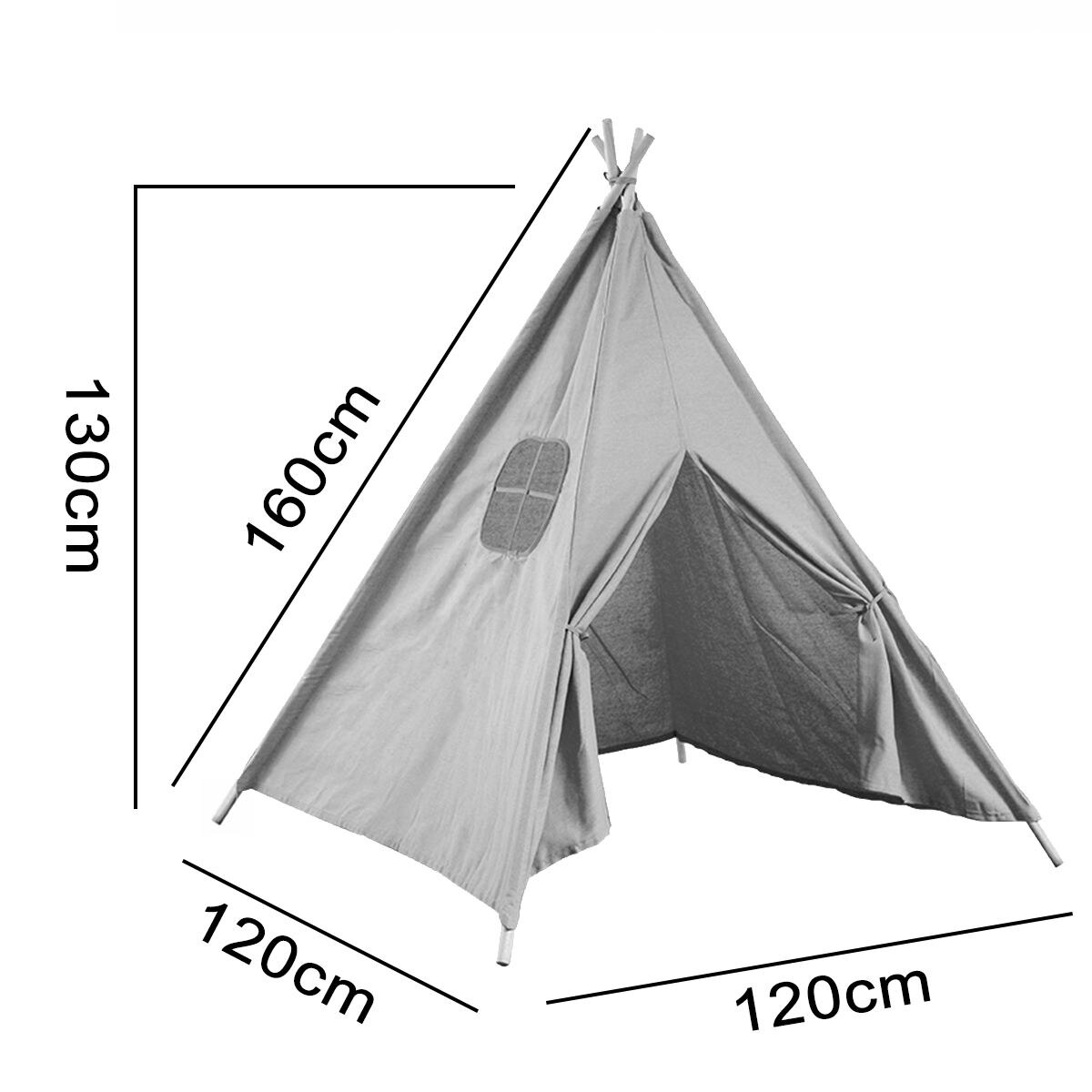 1.6m grand enfants tipi indien jouer tente jouet tente pour enfant Playhouse jouet enfant tentes bébé chambre princesse enfant en bas âge tipis
