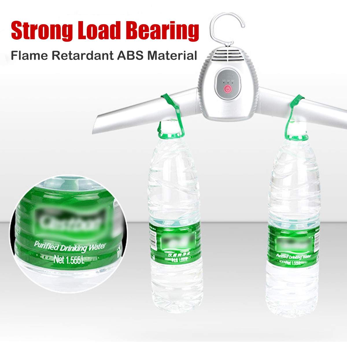 220V Portable Electric Clothes Drying Rack Smart Adjust Hanger Clothes Folding Shoes Dryer Cool Air Drying Machine For Home