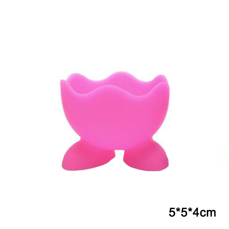 1Pcs Reine Farbe Anti-mould Make-Up Liefert Silikon Schwamm Lagerung Halterung Schönheit Eier Puff Regal Kosmetik Halter: rose red
