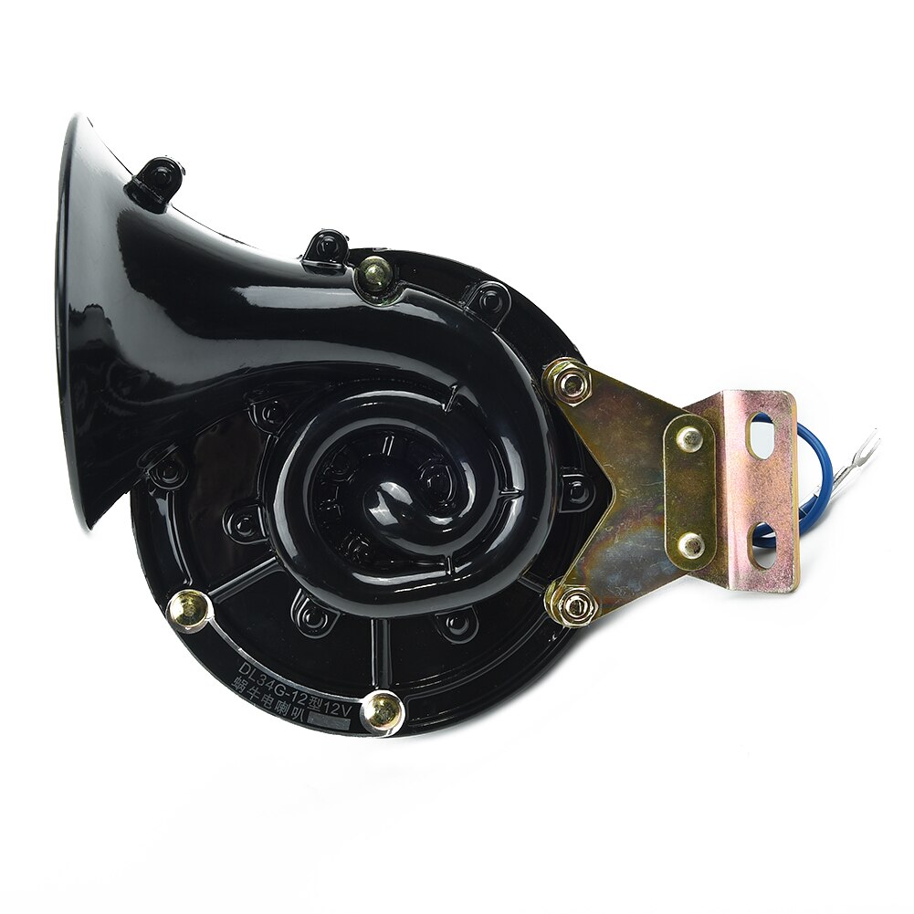 350dB corne électrique escargot corne de taureau unique Super fort moteur de rage universel pour voiture de moto