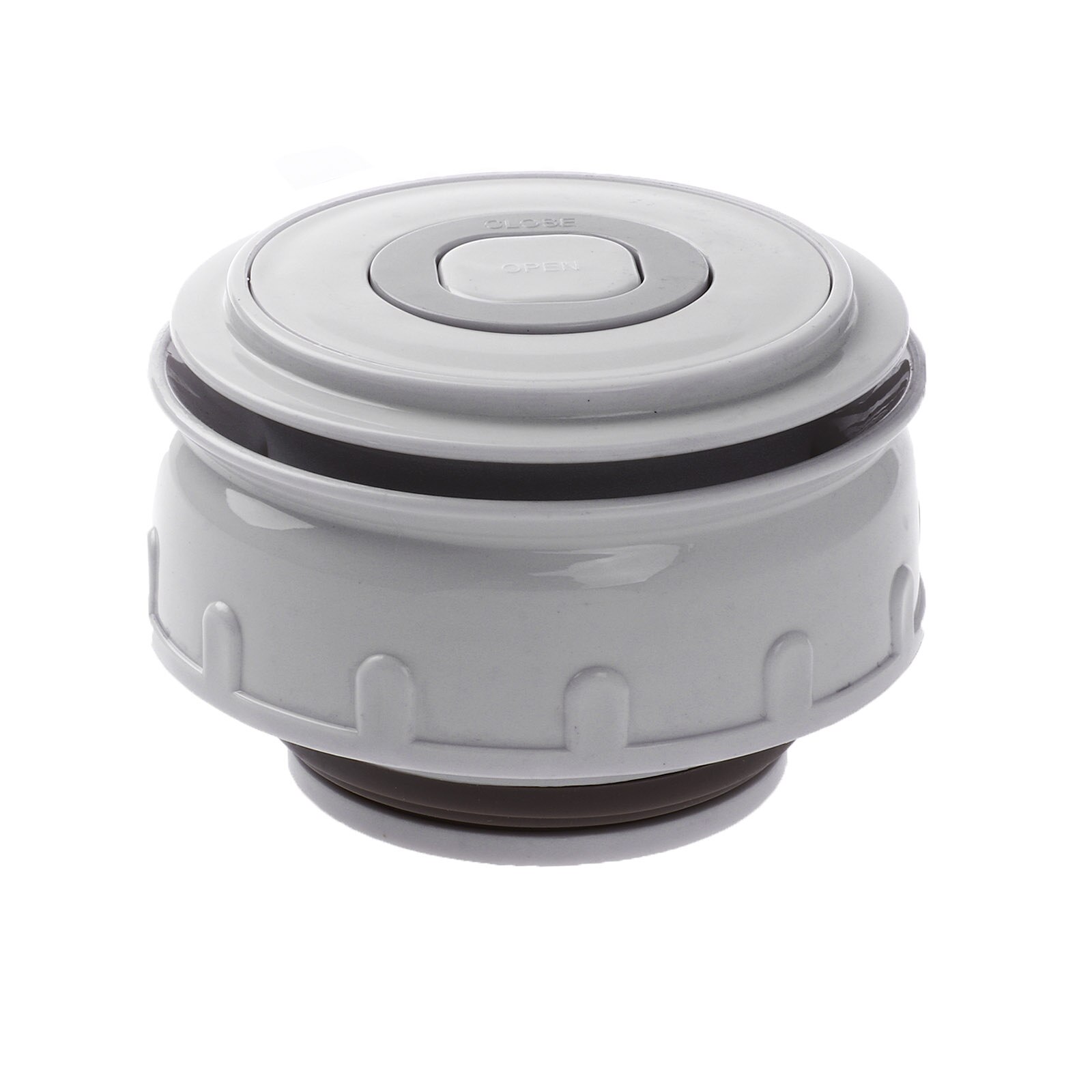 Plastic Universal Vacuum Flask Lid Pot Kettle Cap Cup Lid Accessory Bottle Thermoses Cover Mug Outlet Stopper Travel Vacuum Lid: White Grey