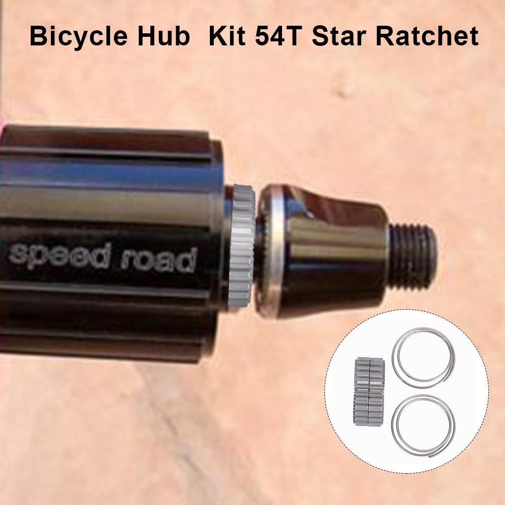 Kit Ricambio Mozzo Bicicletta 54 Denti Star Ratchet SL, Compatibile DT8760, Colore Argento